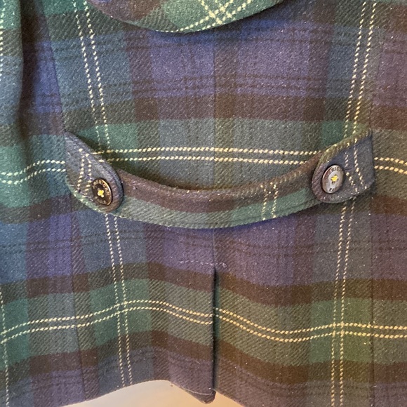 American Eagle Outfitters Plaid (Removable) Hooded Pea Coat - Picture 14 of 16